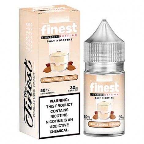 The Finest E-Liquid Synthetic SALTS - Vanilla Custard Tobacco