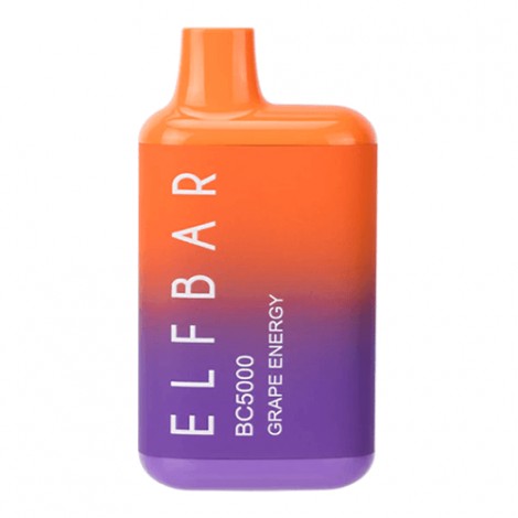 Elf Bar BC5000 Disposable  - Grape Energy