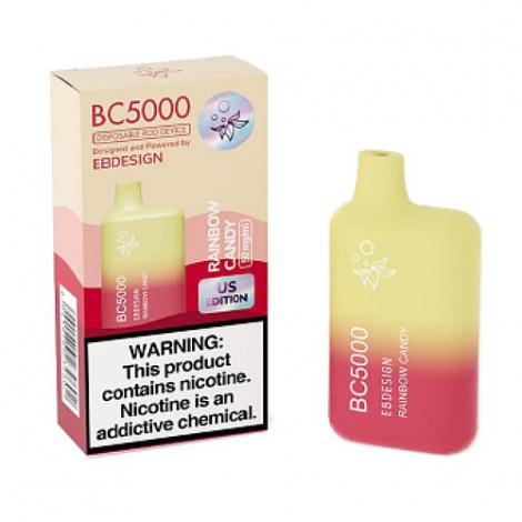 E.B. Design BC5000 - Disposable Vape Device - Rainbow Candy