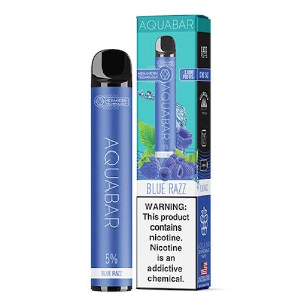 AquaBar Blue Razz Disposable Vape ...