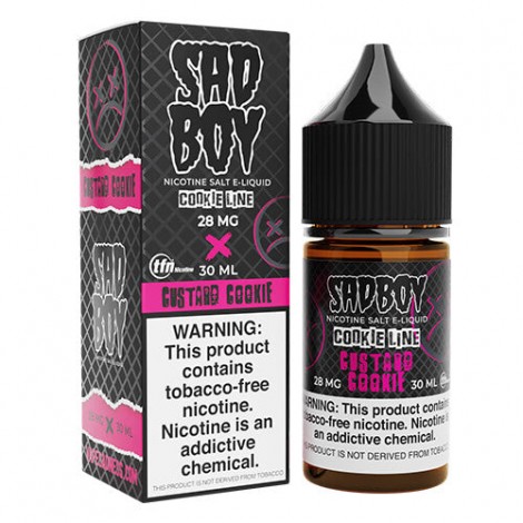 Sadboy Tobacco-Free SALTS Cookie Line - Custard Cookie