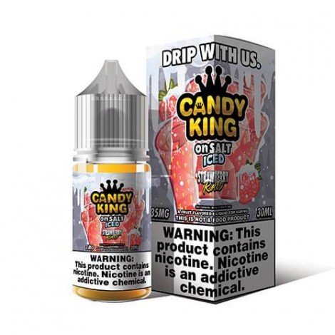 Candy King On Salt Synthetic ICED - Strawberry Rolls