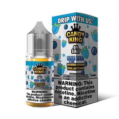 Candy King eJuice Bubblegum Synthetic SALTS - Blue Razz