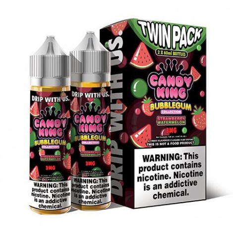 Candy King eJuice Bubblegum Synthetic - Strawberry Watermelon