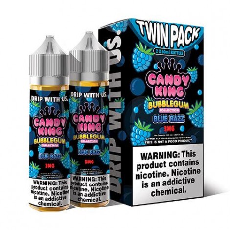 Candy King eJuice Bubblegum Synthetic - Blue Razz