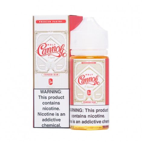 Holy Cannoli Synthetic, Strawberry Cream, 100ml