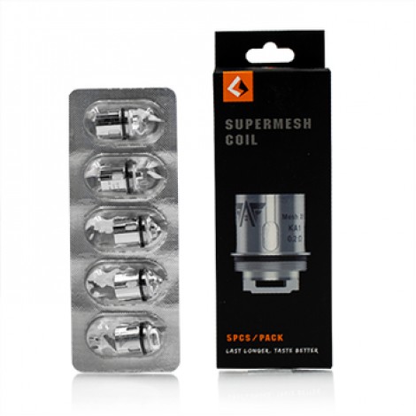 GeekVape Super Mesh X1 Replacement Vape Coils, 5 Pack