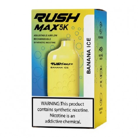 Rush Max 5K Disposable  - Banana Ice