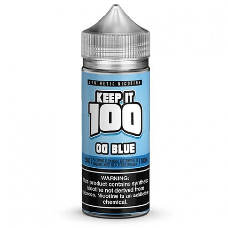 Keep It 100 Synthetic E-juice - Blue