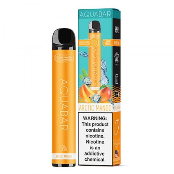 AquaBar Arctic Mango Disposable Vape ...